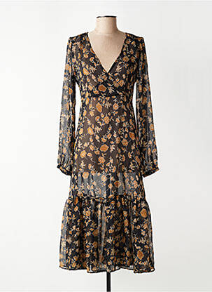Robe courte marron LPB LES PETITES BOMBES  femme