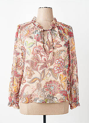 Chemisier beige ZABAIONE femme
