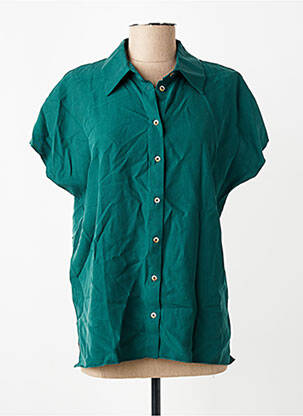Chemisier vert MANGO femme