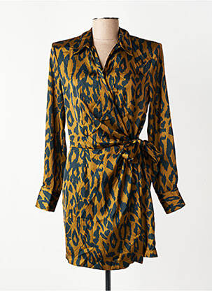 Robe mi-longue marron IMPERIAL femme