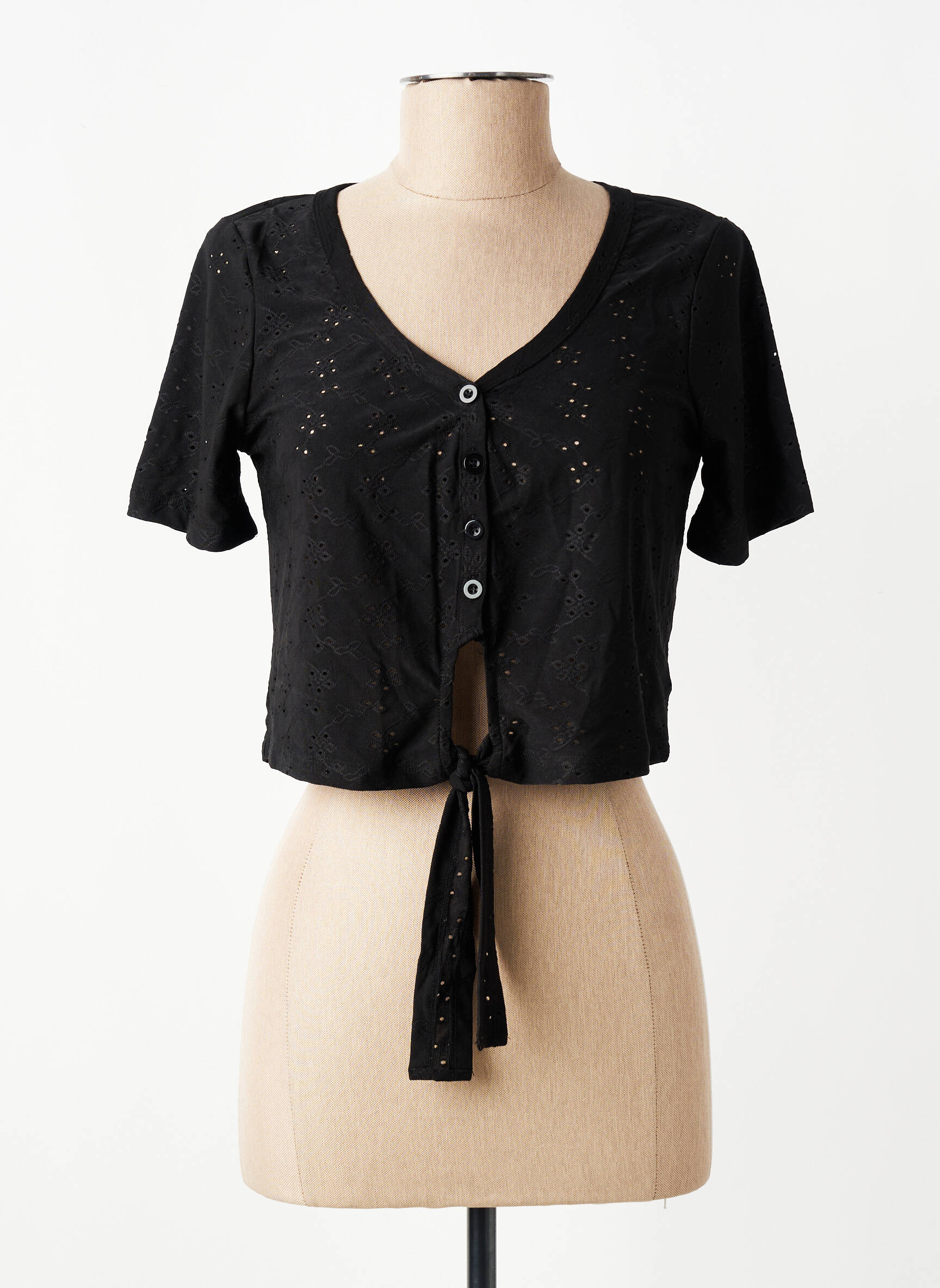 T-shirt noir MOLLY BRACKEN femme