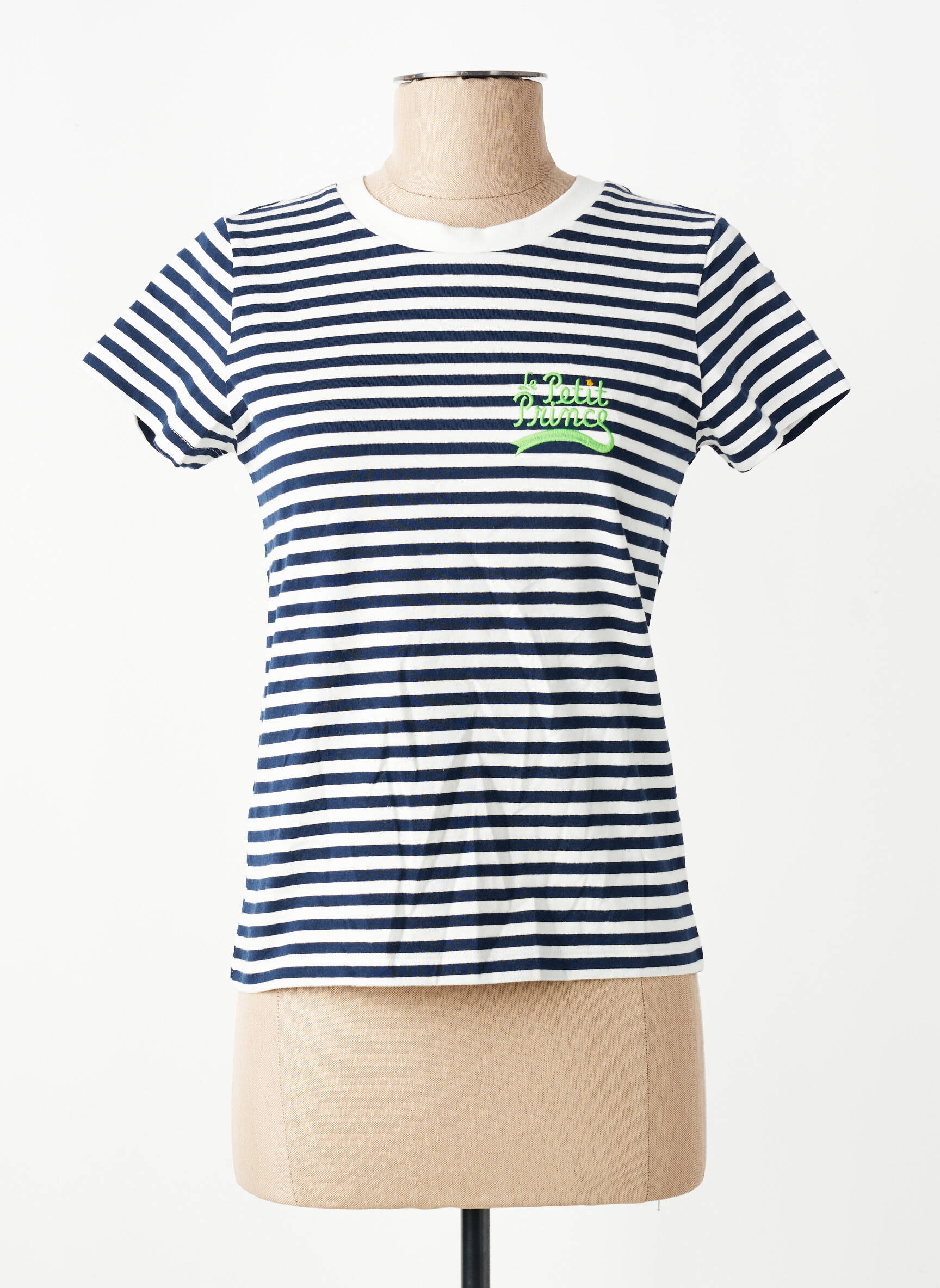 T-shirt bleu MANGO femme