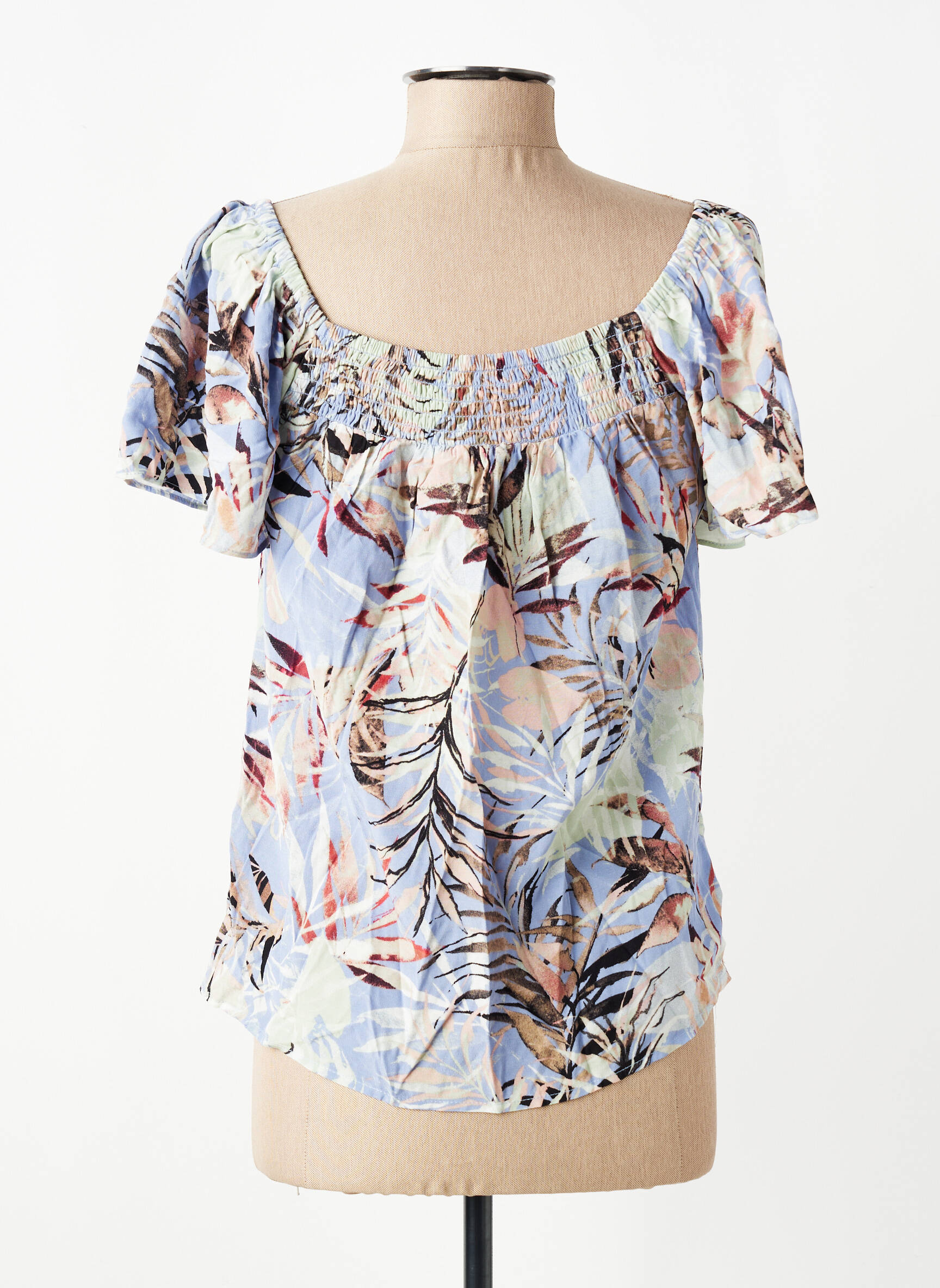 Top bleu GARCIA femme
