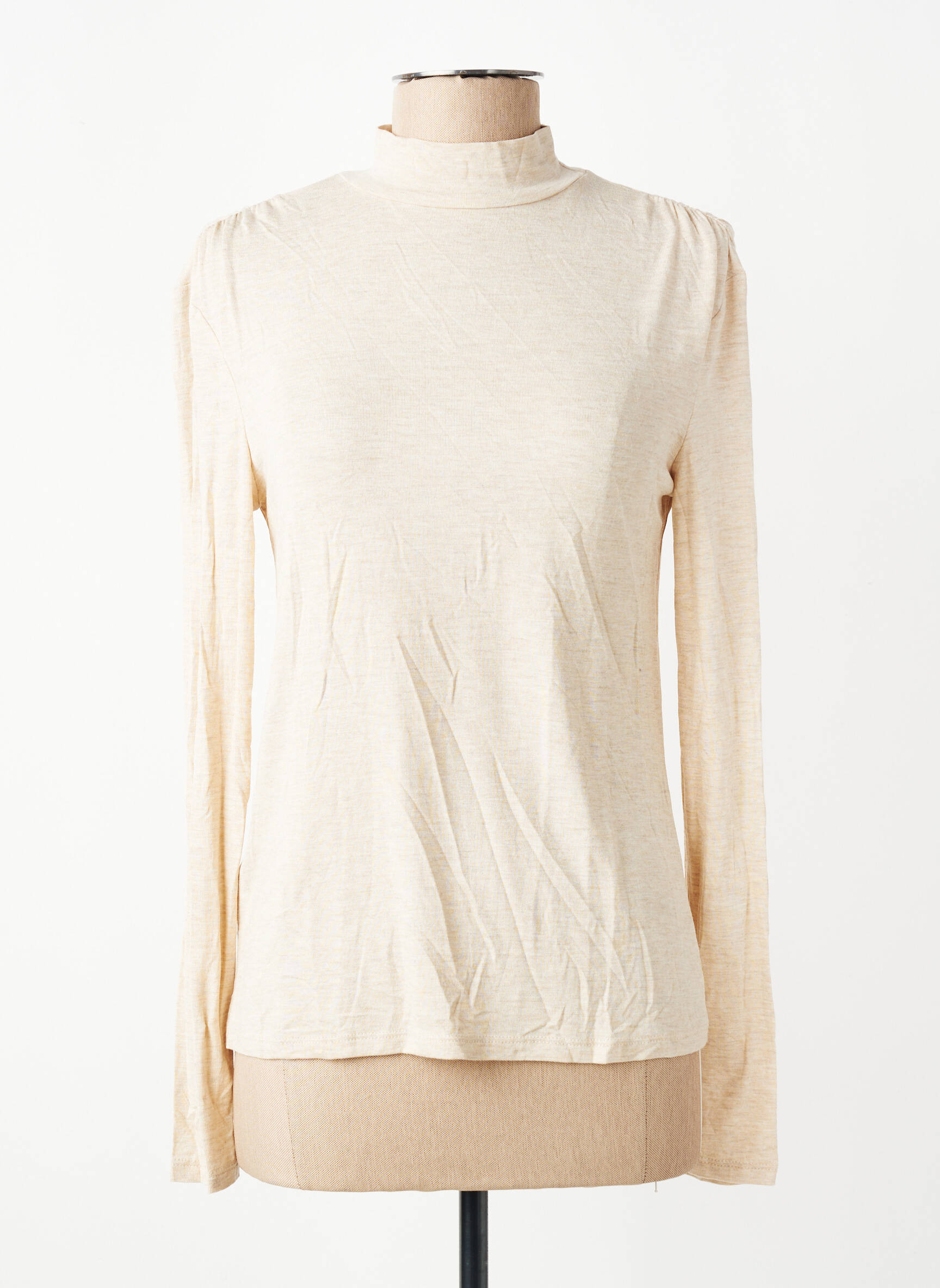 T-shirt marron MANGO femme