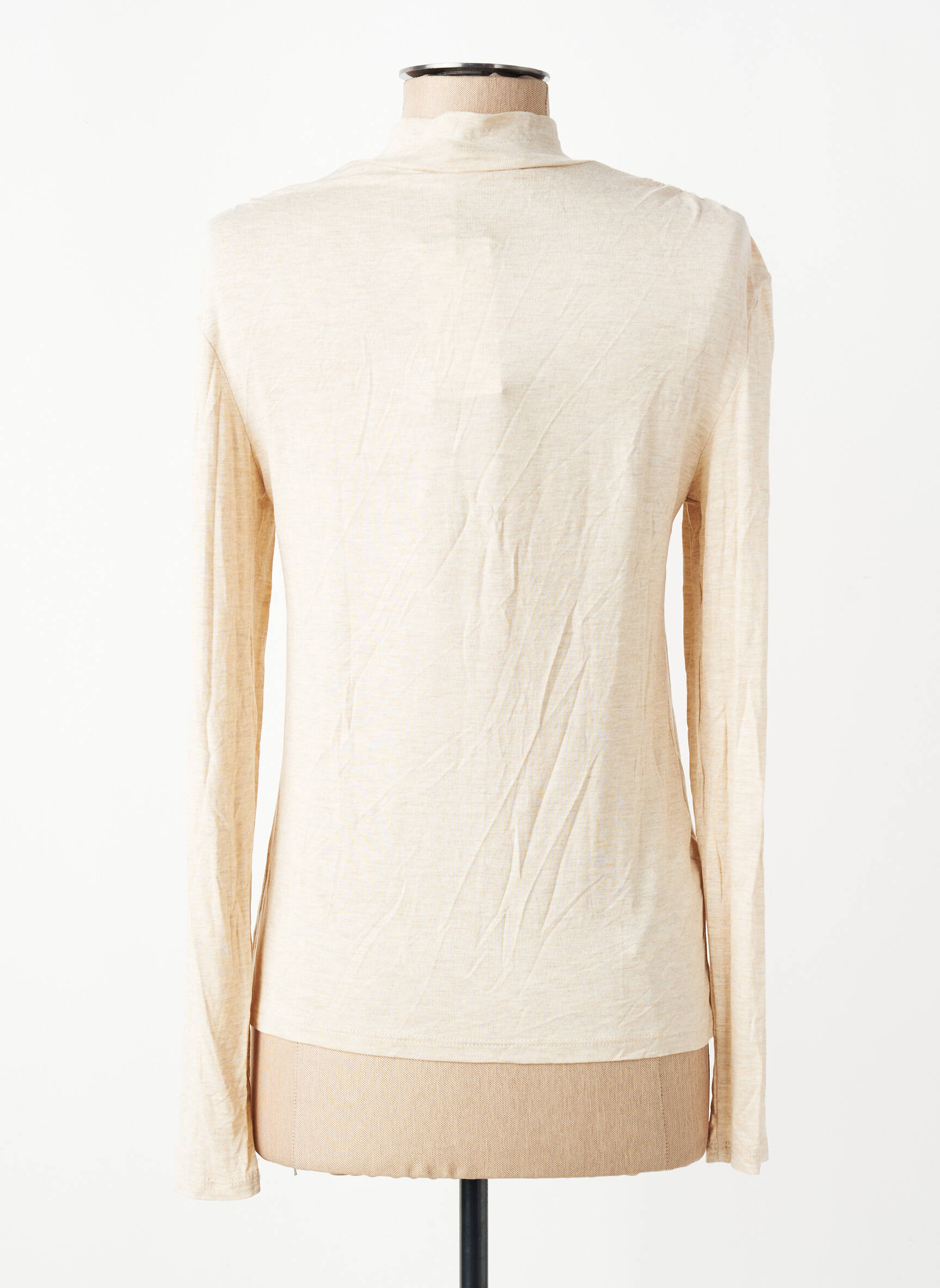 T-shirt marron MANGO femme