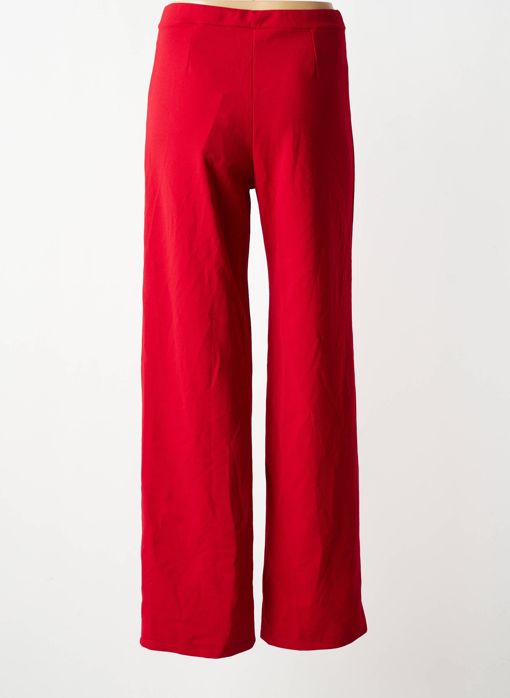 Pantalon droit rouge AMELIE & AMELIE femme