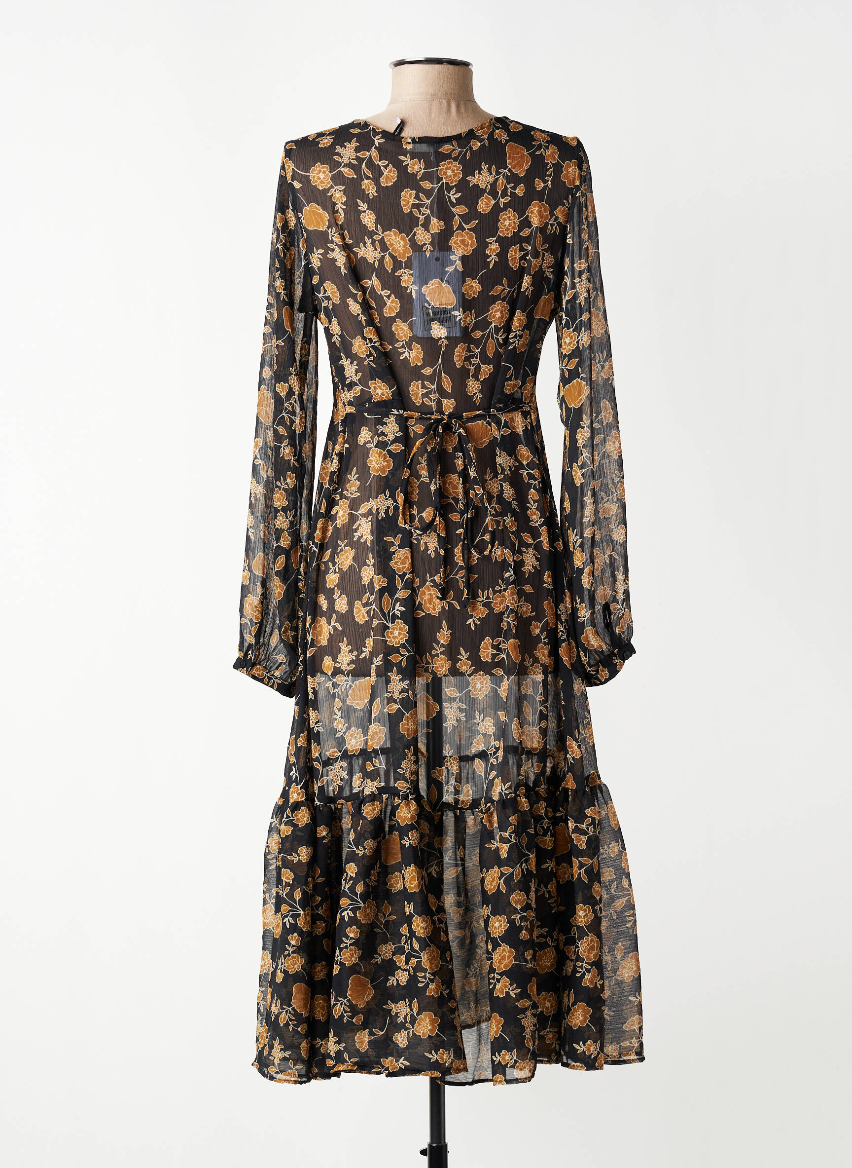 Robe courte marron LPB LES PETITES BOMBES  femme
