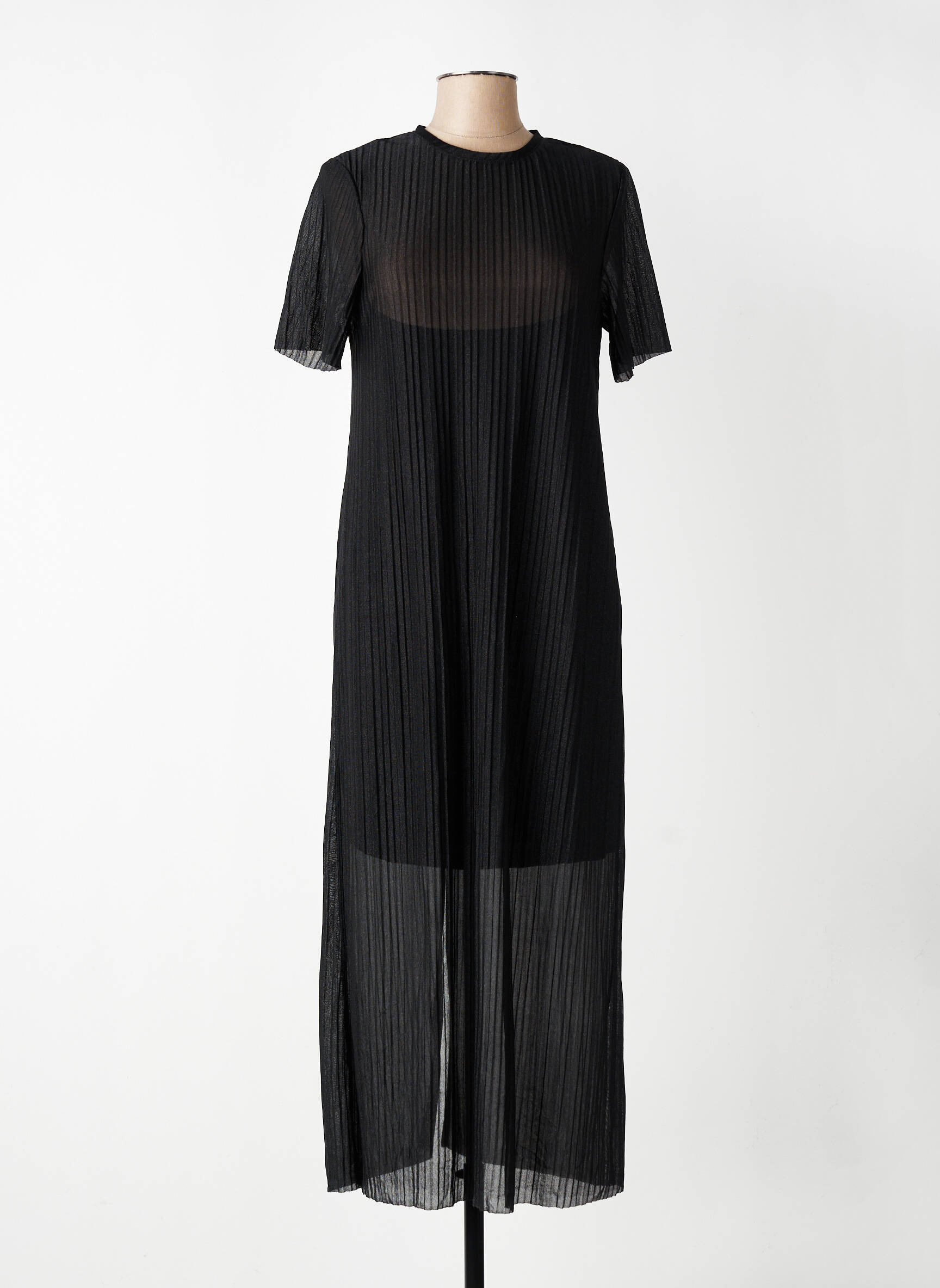 Robe courte noir MANGO femme