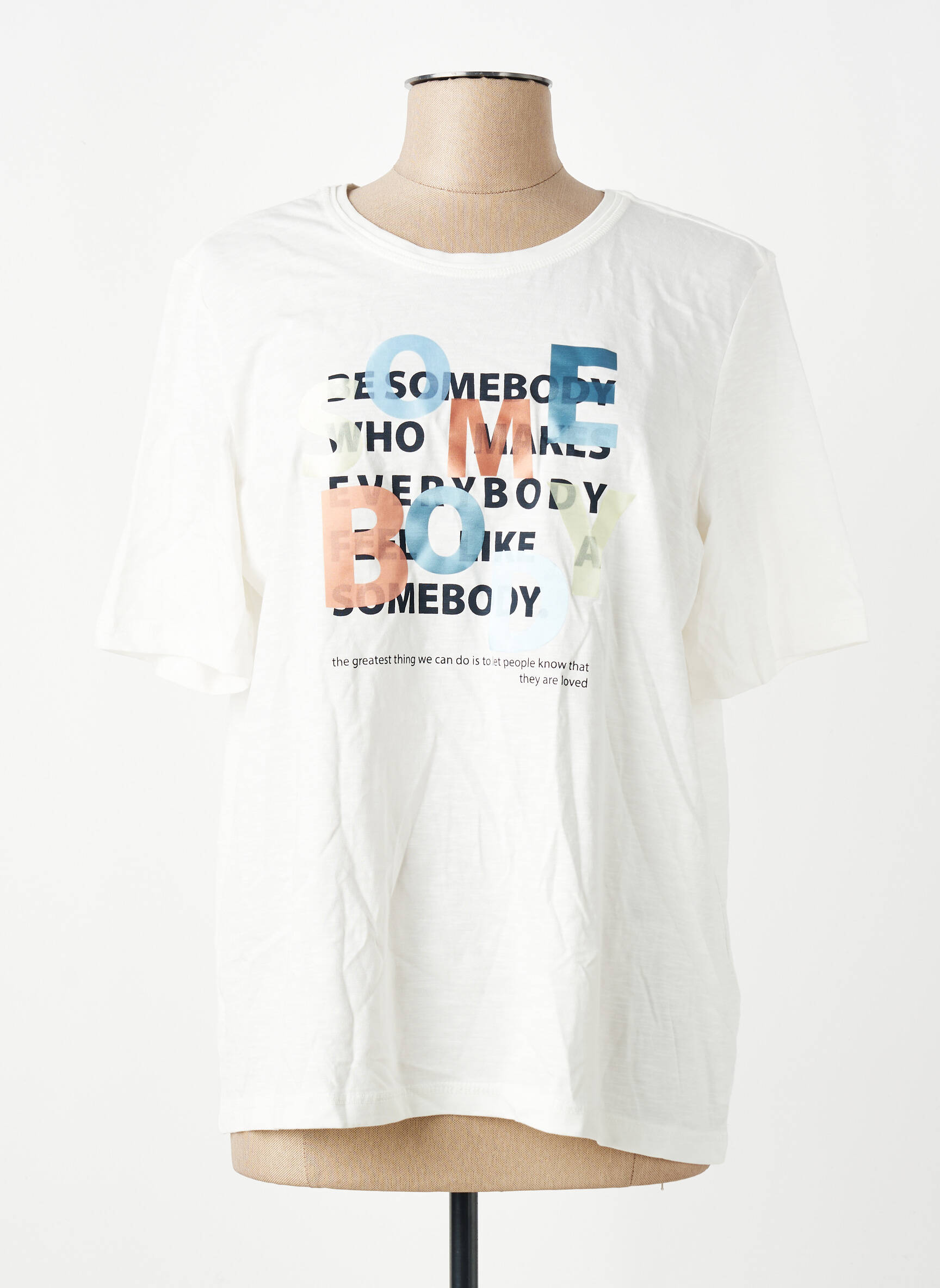 T-shirt blanc S.OLIVER femme