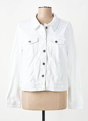 Veste en jean manches longues blanc VERO MODA femme