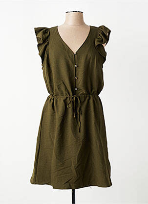 Robe courte vert NAF NAF femme