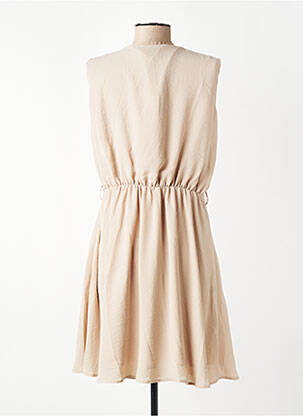 Robe courte beige MORGAN femme