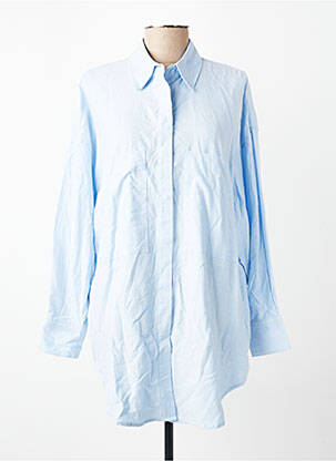 Chemisier bleu MANGO femme