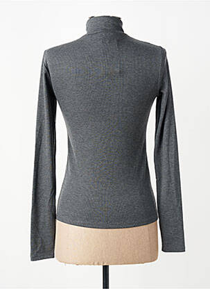 T-shirt gris MANGO femme