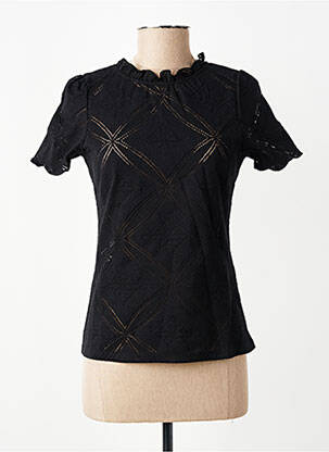 T-shirt noir NAF NAF femme