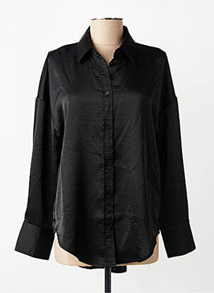 Chemisier manches longues manches longues noir ONLY femme