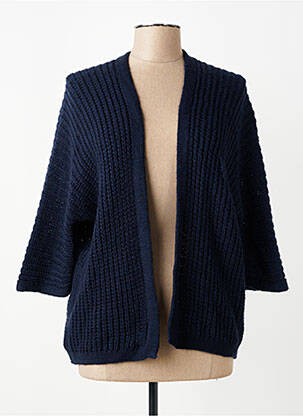 Gilet manches longues bleu TERRA DI SIENA femme