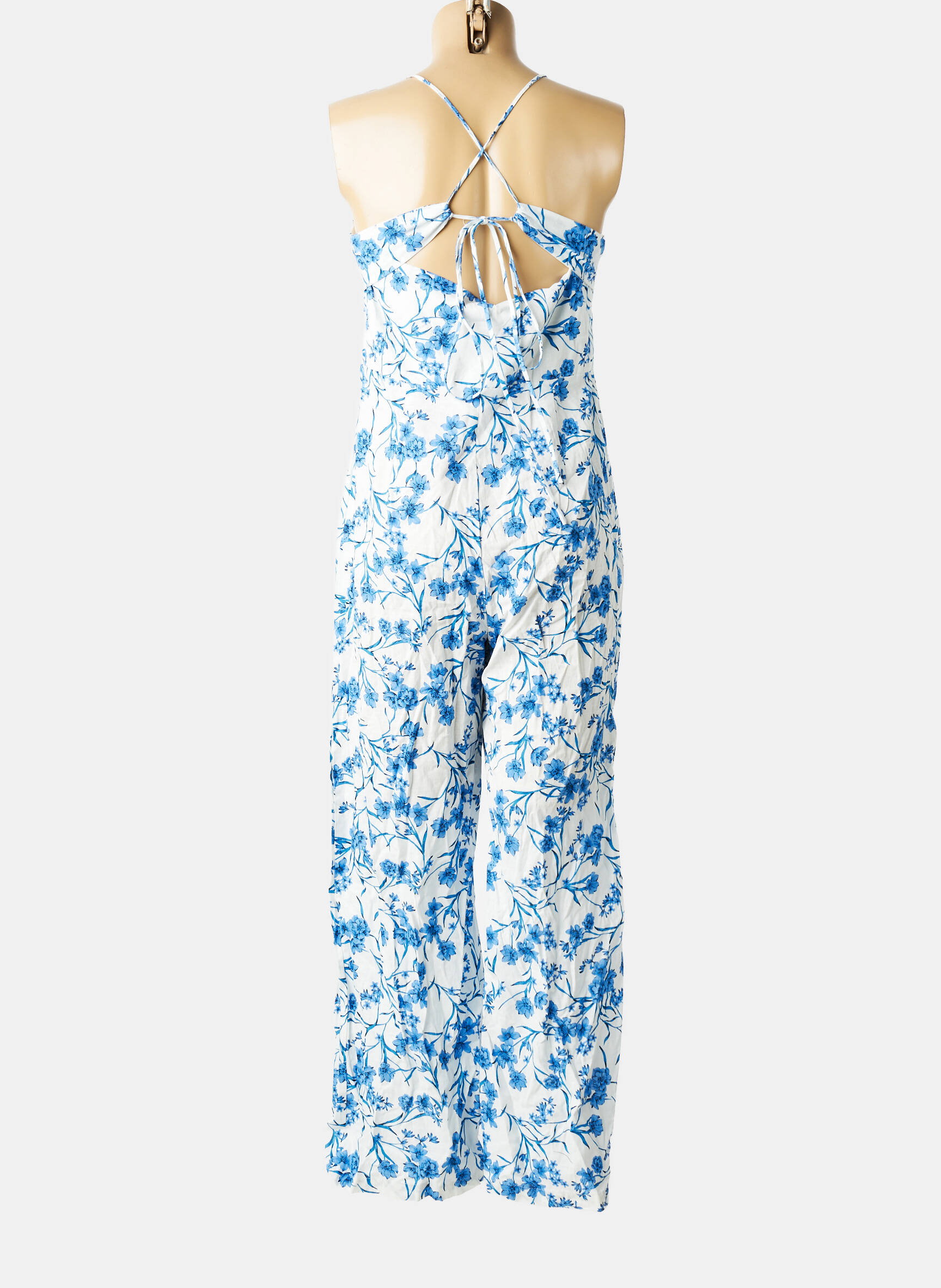 Combi-pantalon bleu MANGO femme