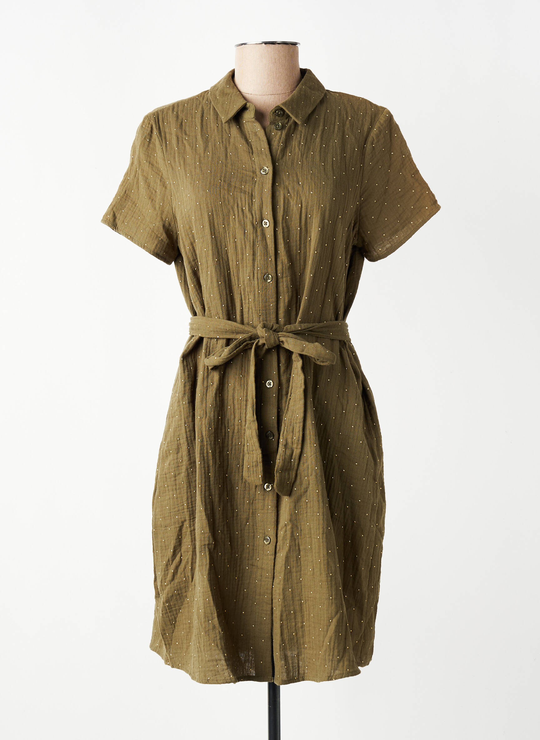 Robe courte vert VERO MODA femme