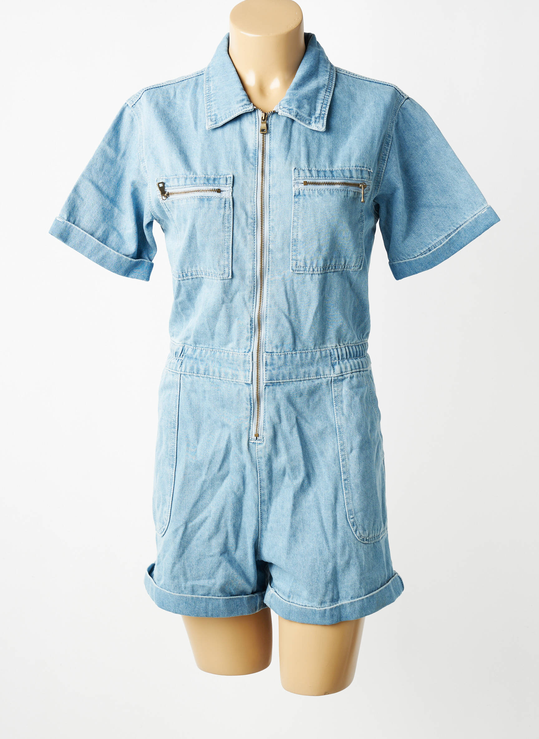 Combishort bleu MOLLY BRACKEN femme