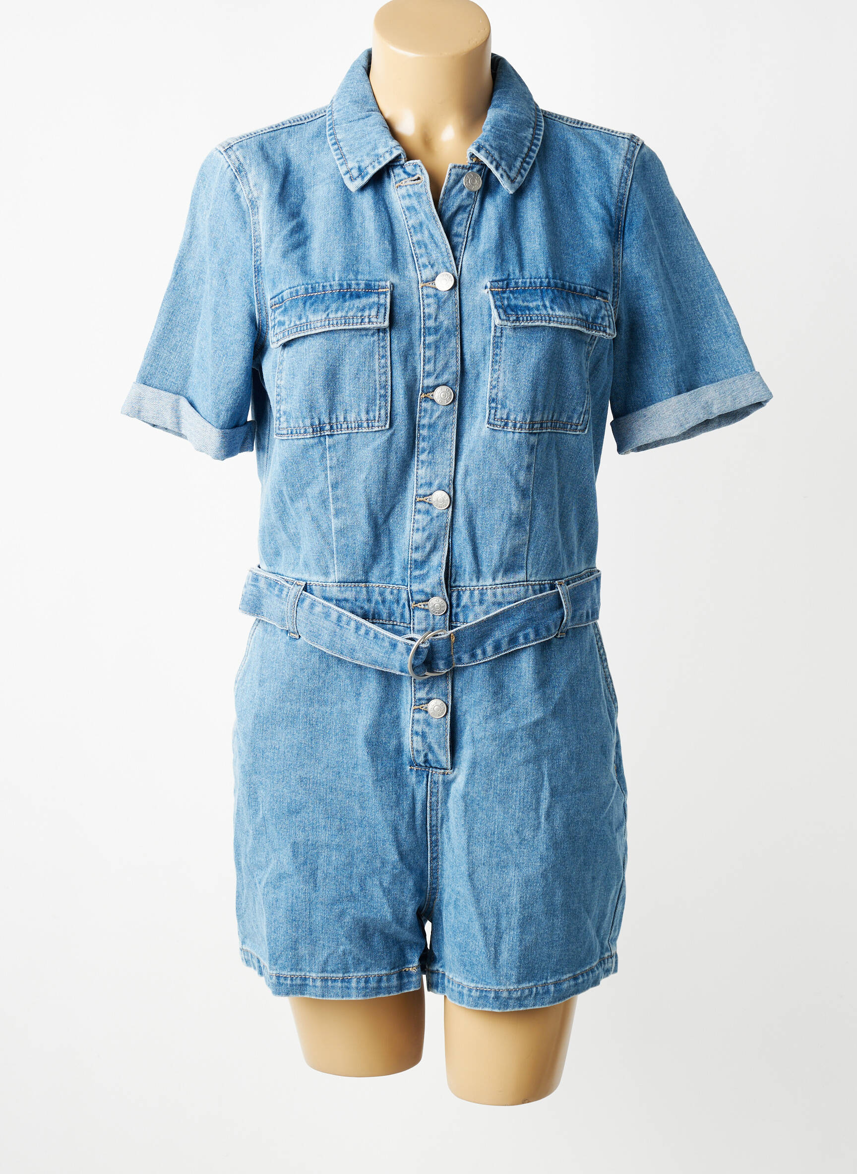 Combishort bleu ONLY femme