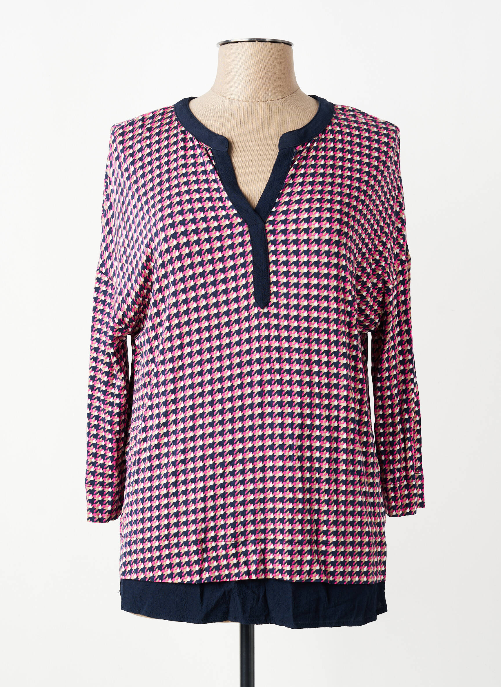 Tunique manches longues rose STREET ONE femme