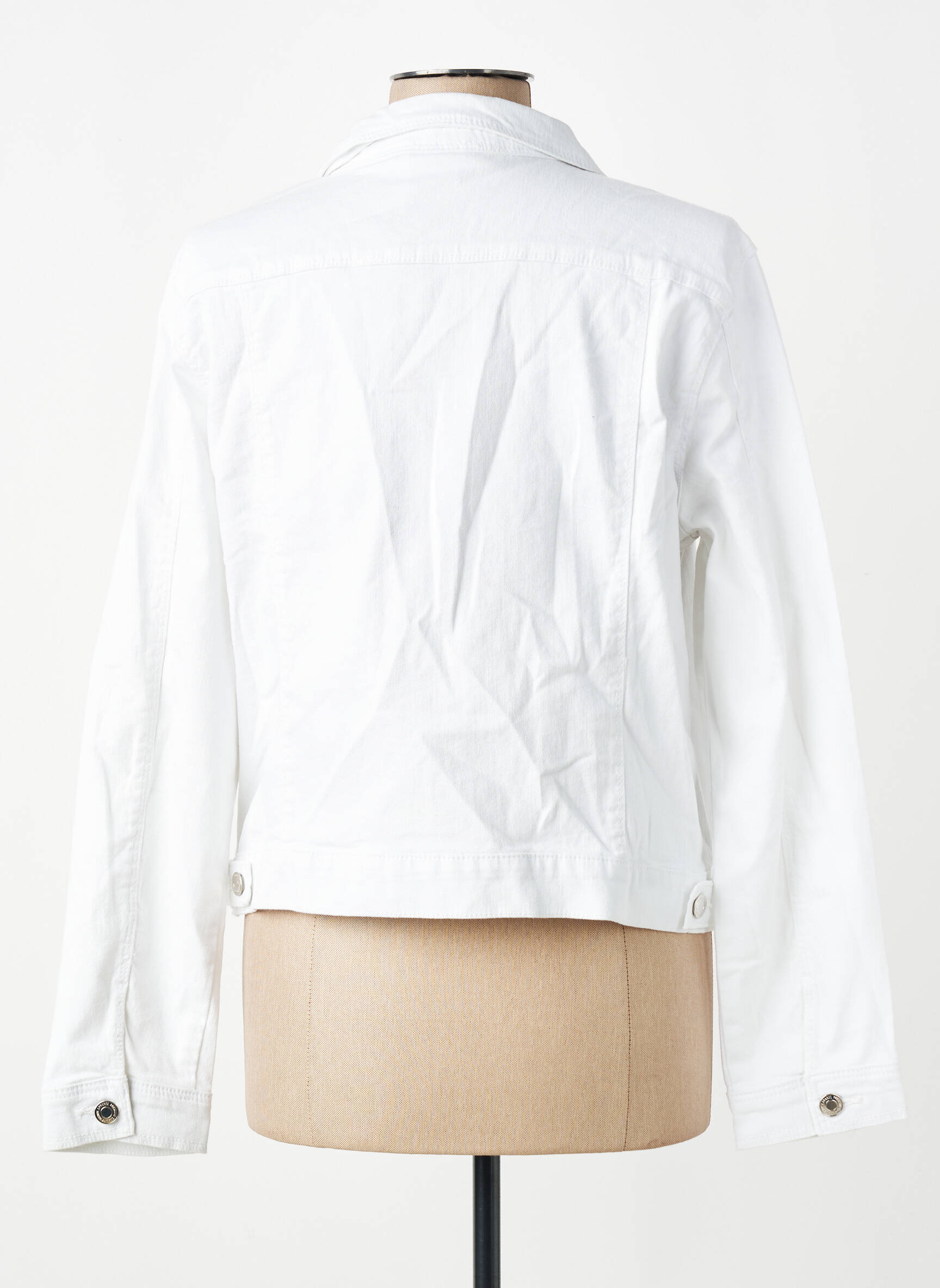 Veste en jean manches longues blanc VERO MODA femme