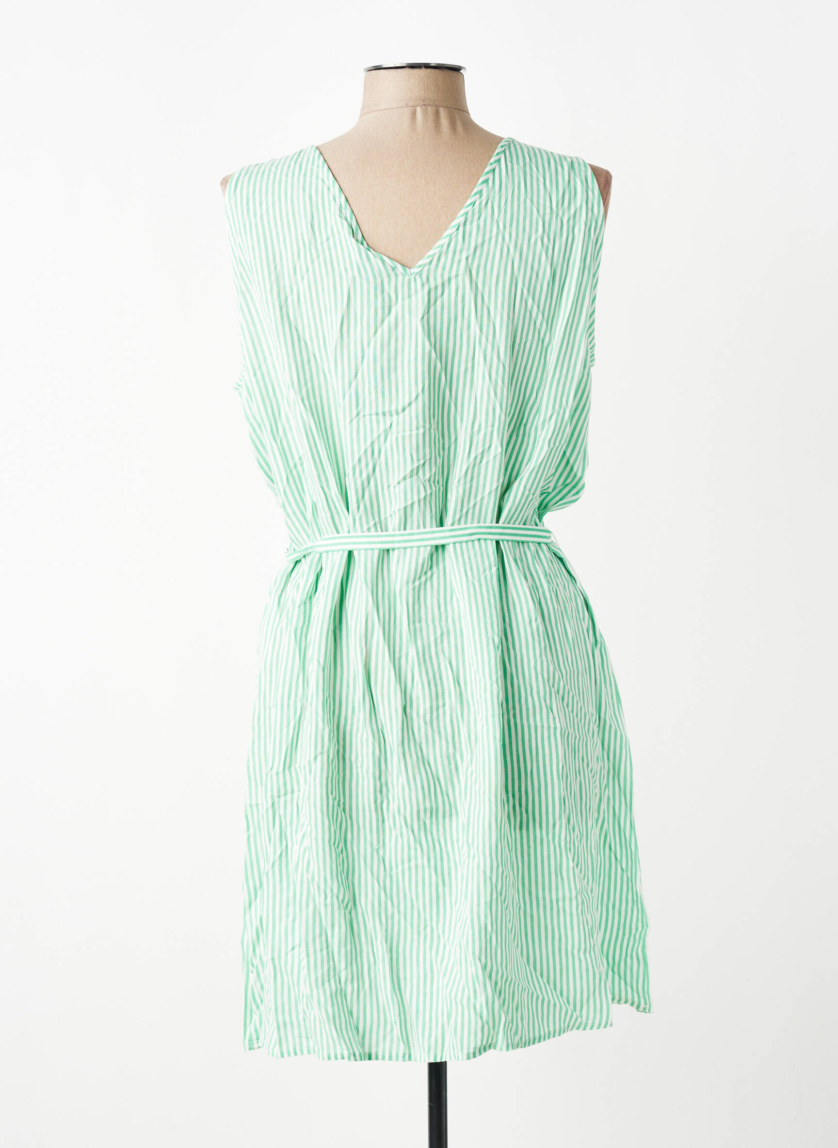 Robe courte sans manche sans manche vert VERO MODA femme