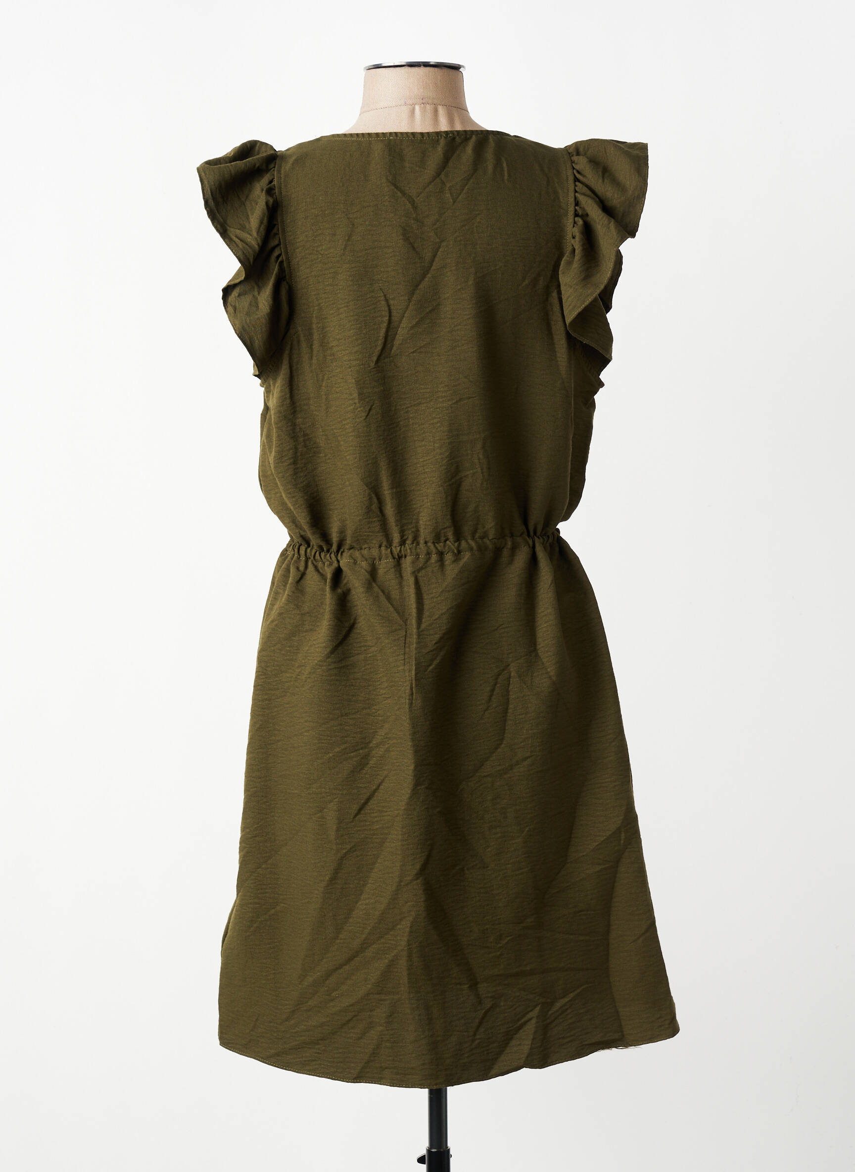 Robe courte vert NAF NAF femme