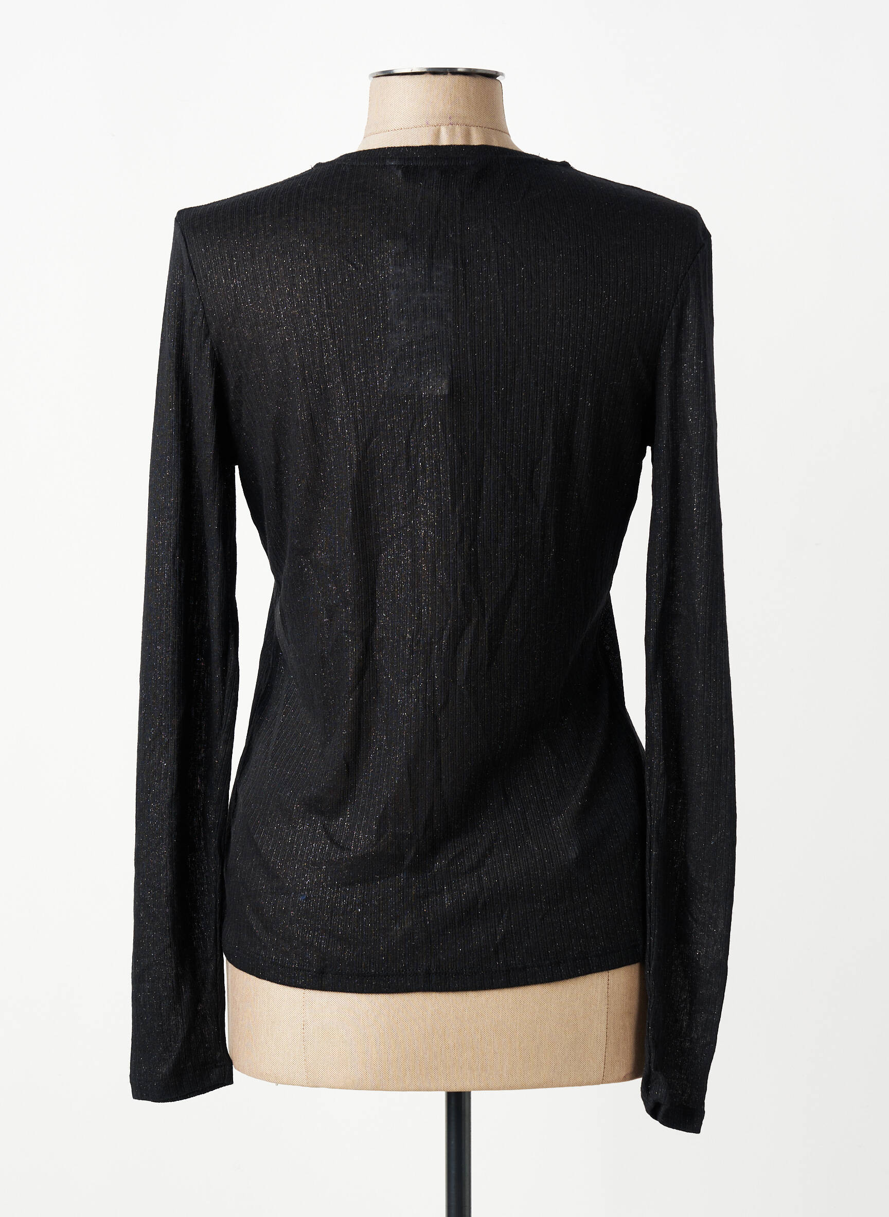 T-shirt noir MANGO femme