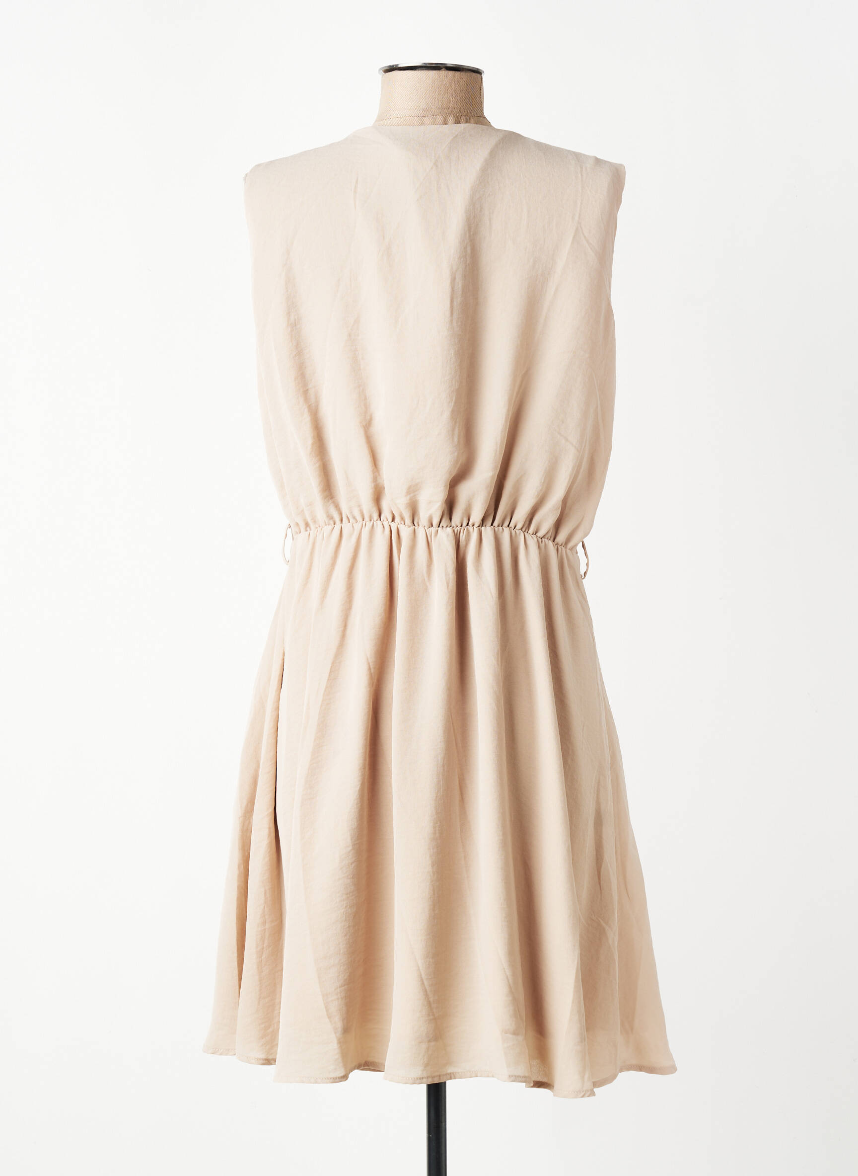 Robe courte beige MORGAN femme