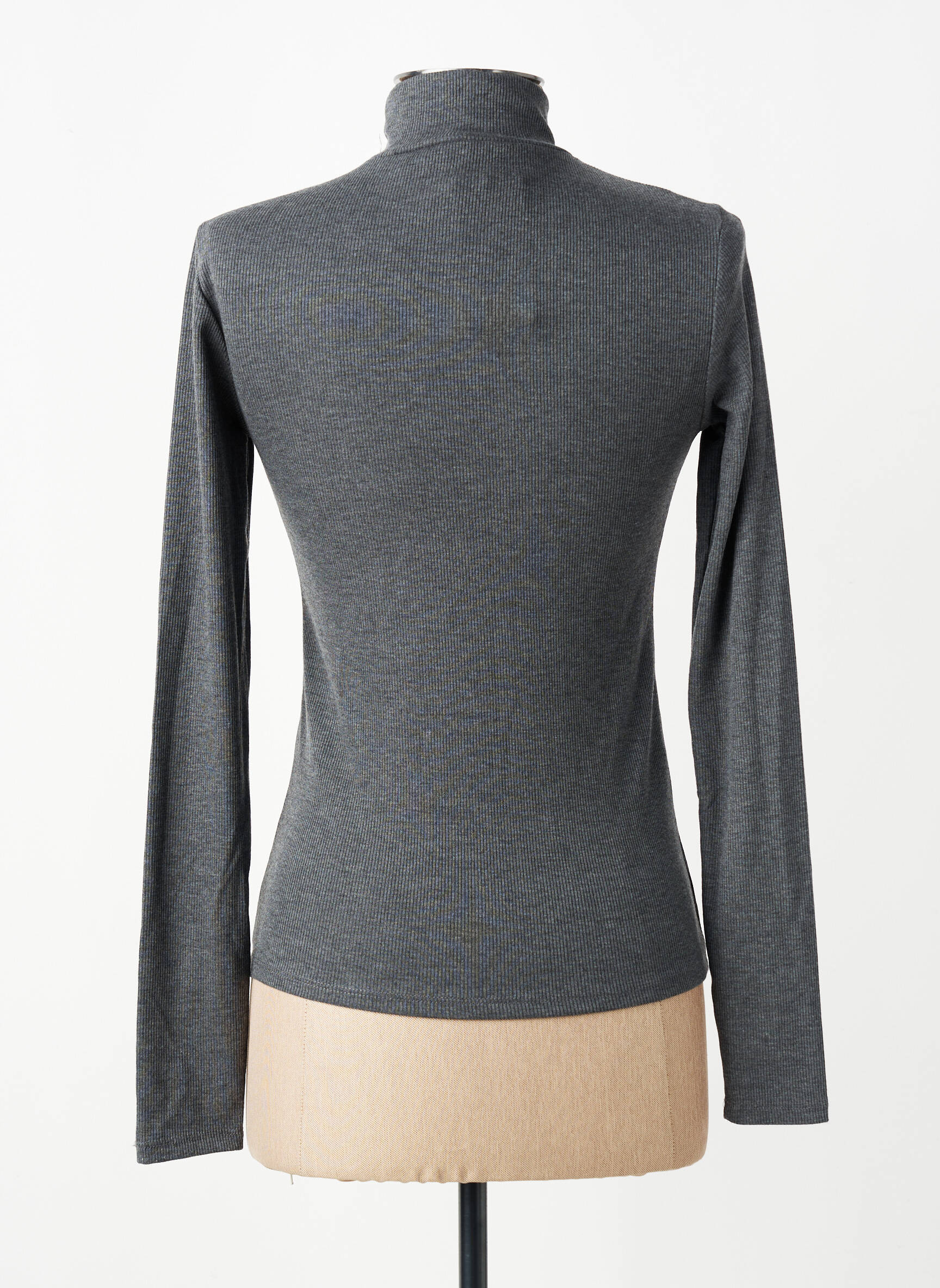 T-shirt gris MANGO femme