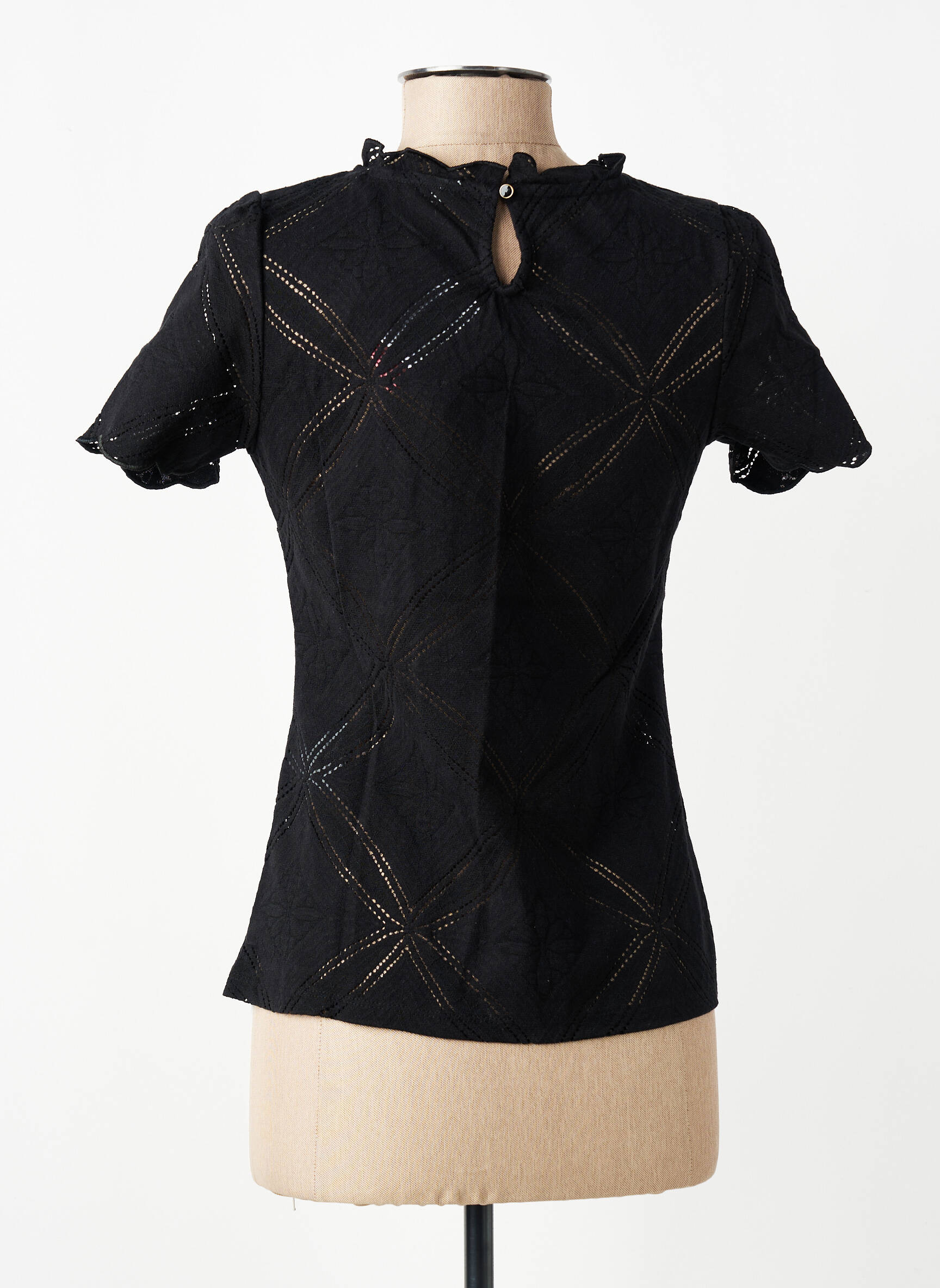 T-shirt noir NAF NAF femme