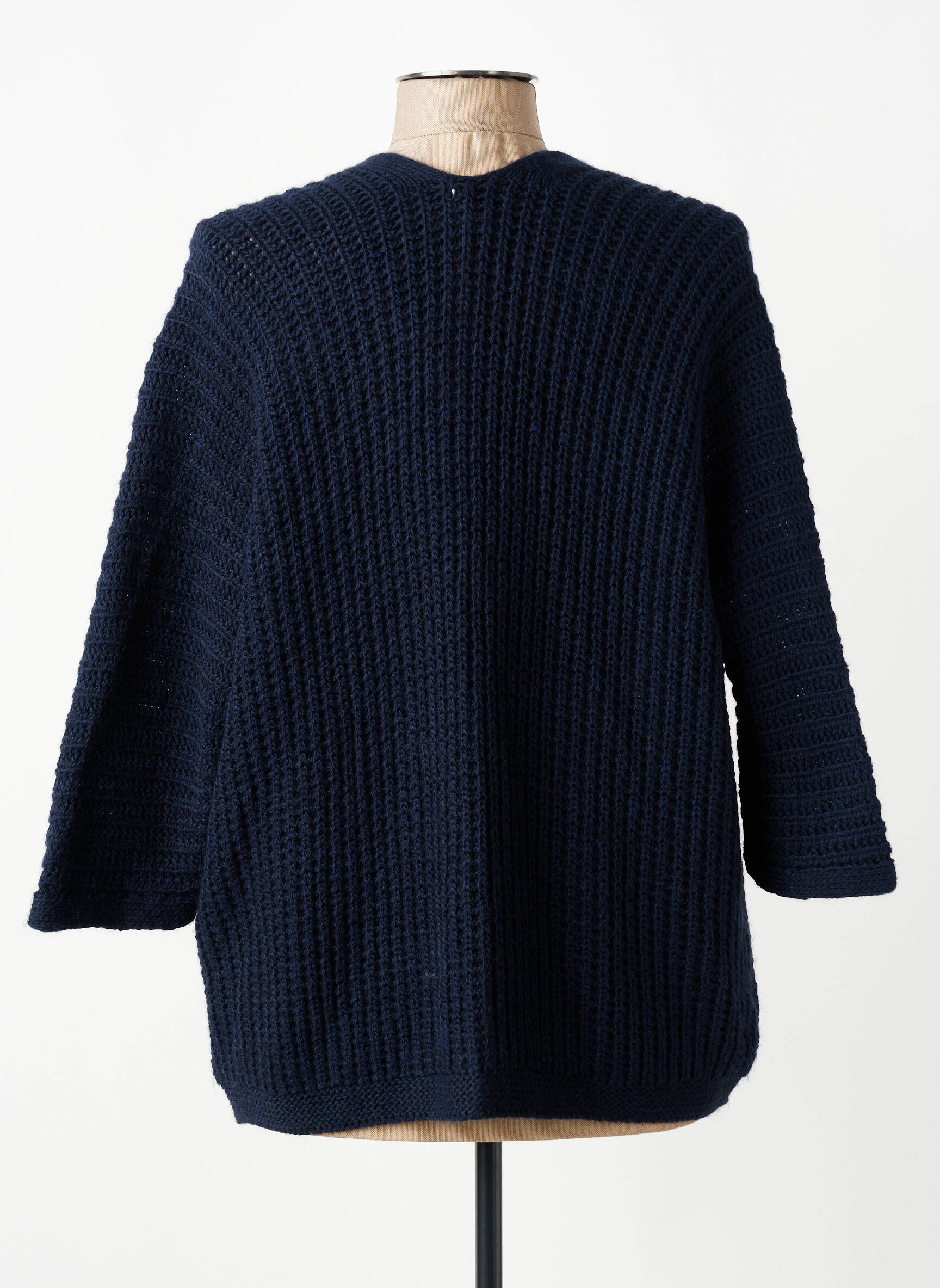 Gilet manches longues bleu TERRA DI SIENA femme