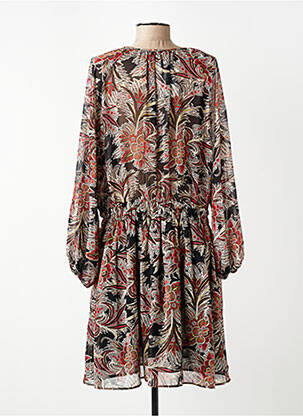 Robe mi-longue noir MANGO femme