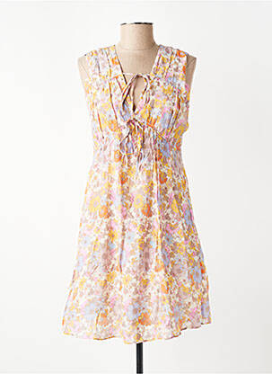 Robe courte rose MANGO femme