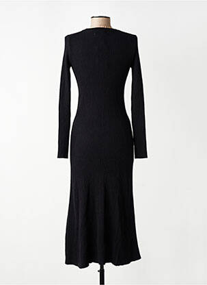 Robe pull noir MANGO femme