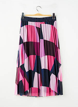 Jupe mi-longue rose STREET ONE femme