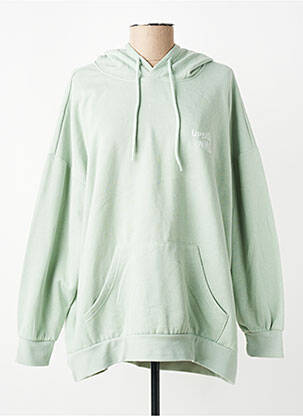 Sweat-shirt à capuche vert ONLY femme