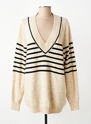 Pull beige MANGO femme