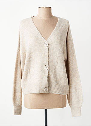 Gilet manches longues beige VERO MODA femme