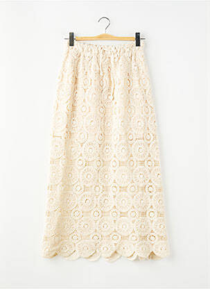 Jupe longue beige TERRA DI SIENA femme