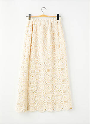 Jupe longue beige TERRA DI SIENA femme