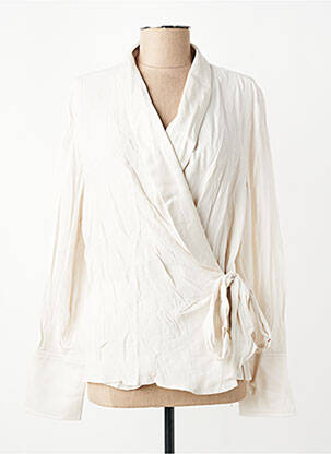 Blouse beige MANGO femme