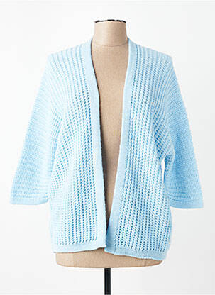 Gilet manches courtes bleu TERRA DI SIENA femme