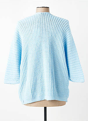 Gilet manches courtes bleu TERRA DI SIENA femme