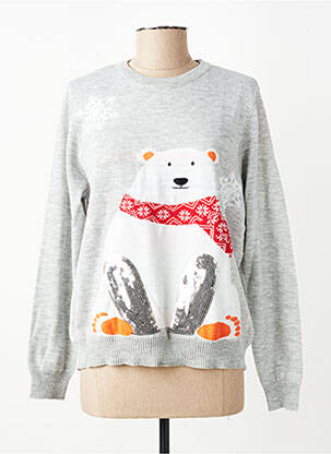 Pull gris ONLY femme