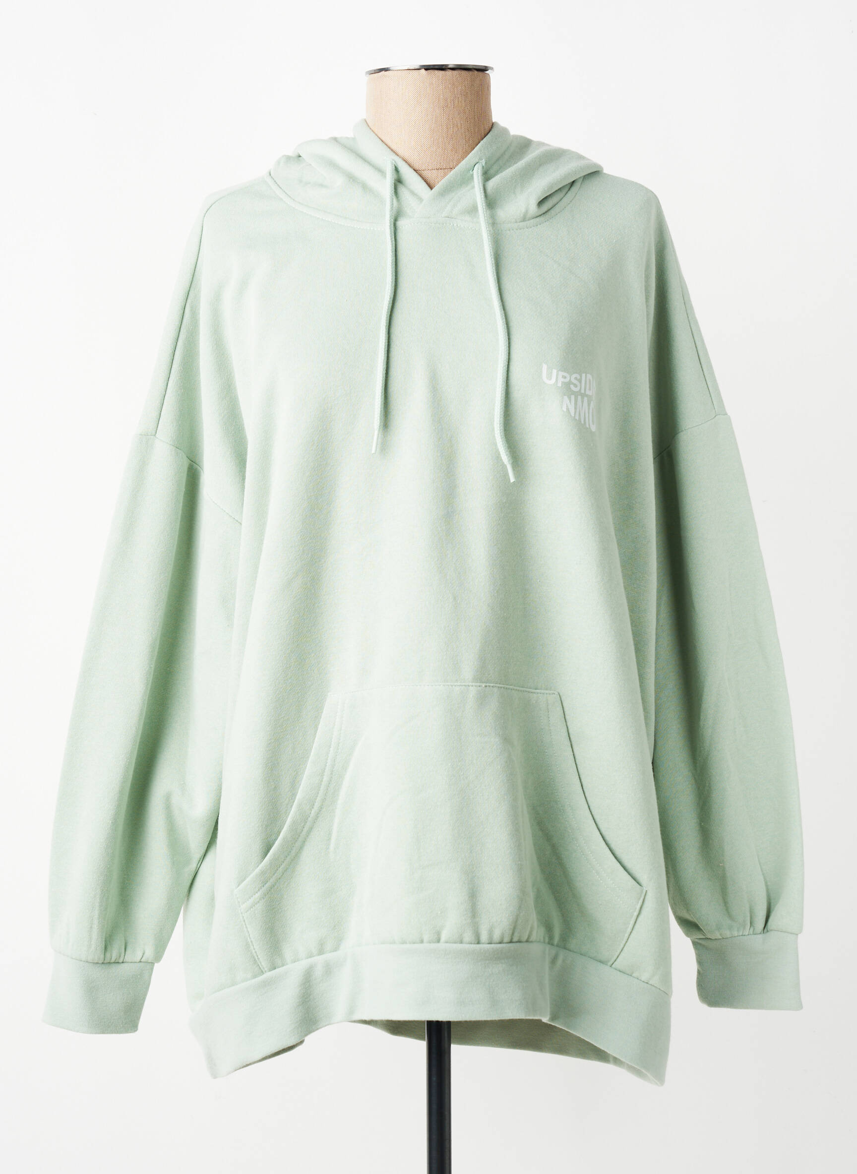 Sweat-shirt à capuche vert ONLY femme