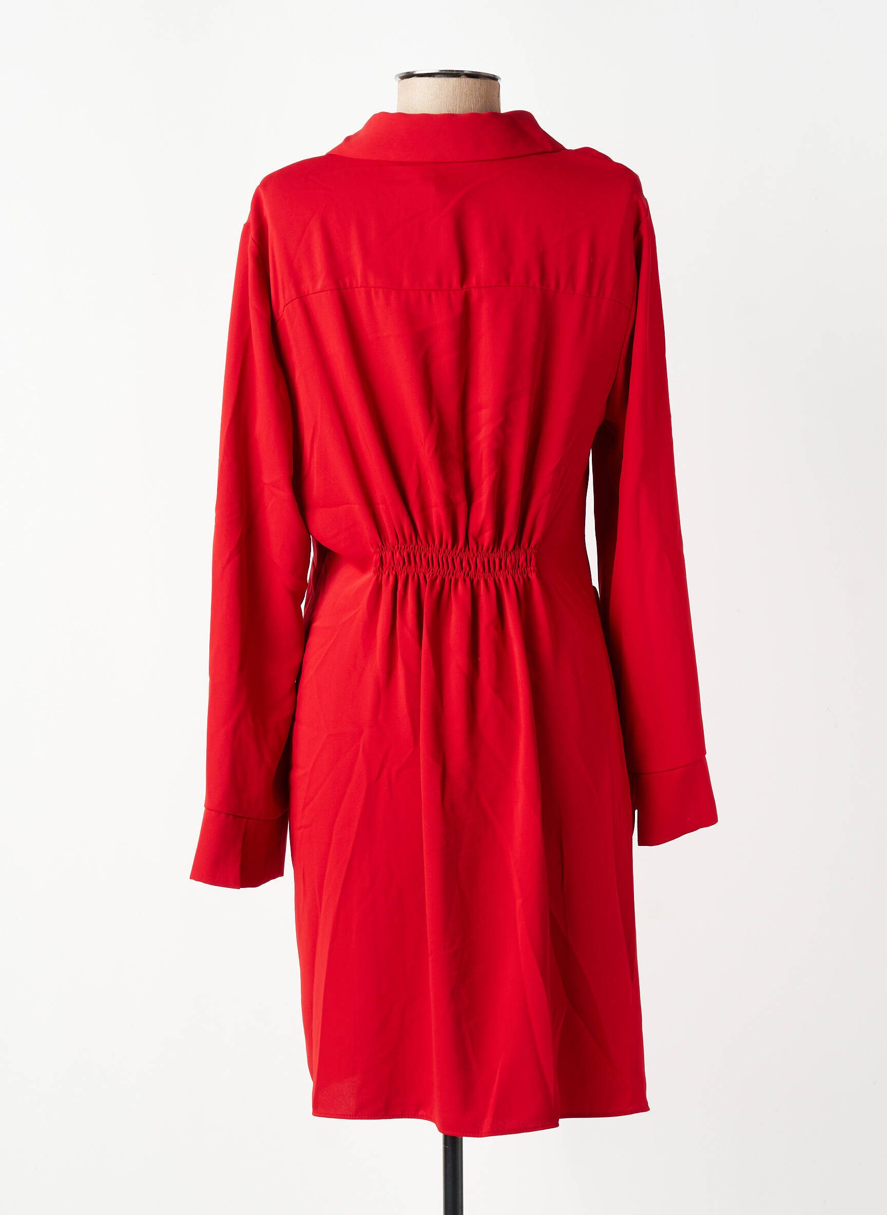 Robe courte rouge MANGO femme