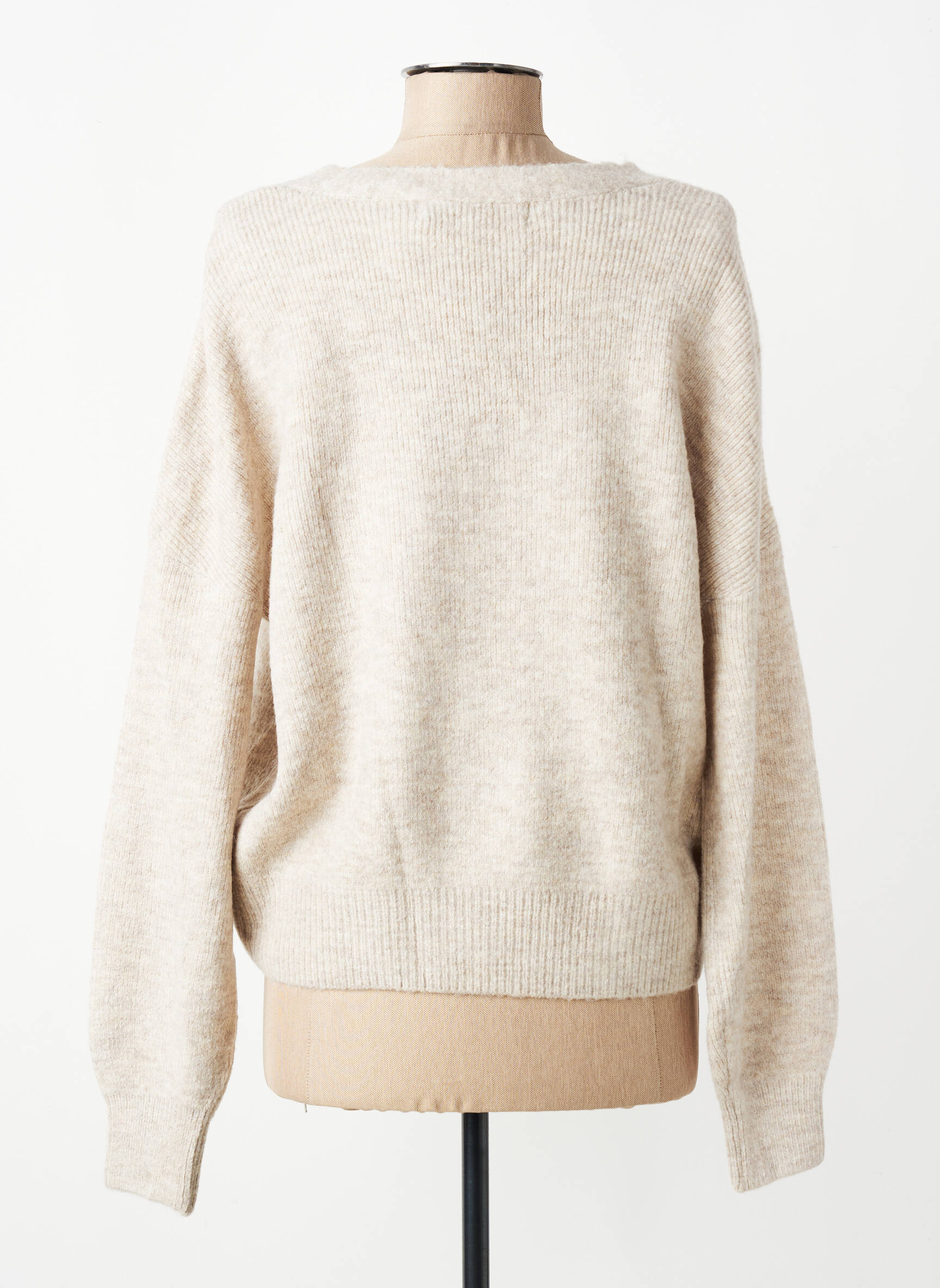 Gilet manches longues beige VERO MODA femme